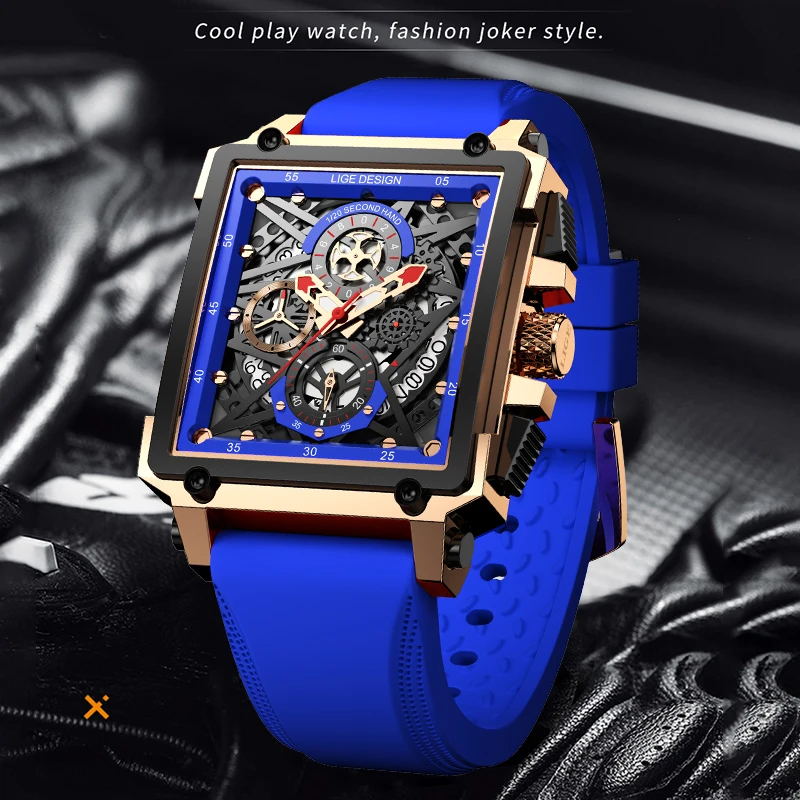 LIGE Men's Sports Chronograph  - Men Accessories For Wrist review and price