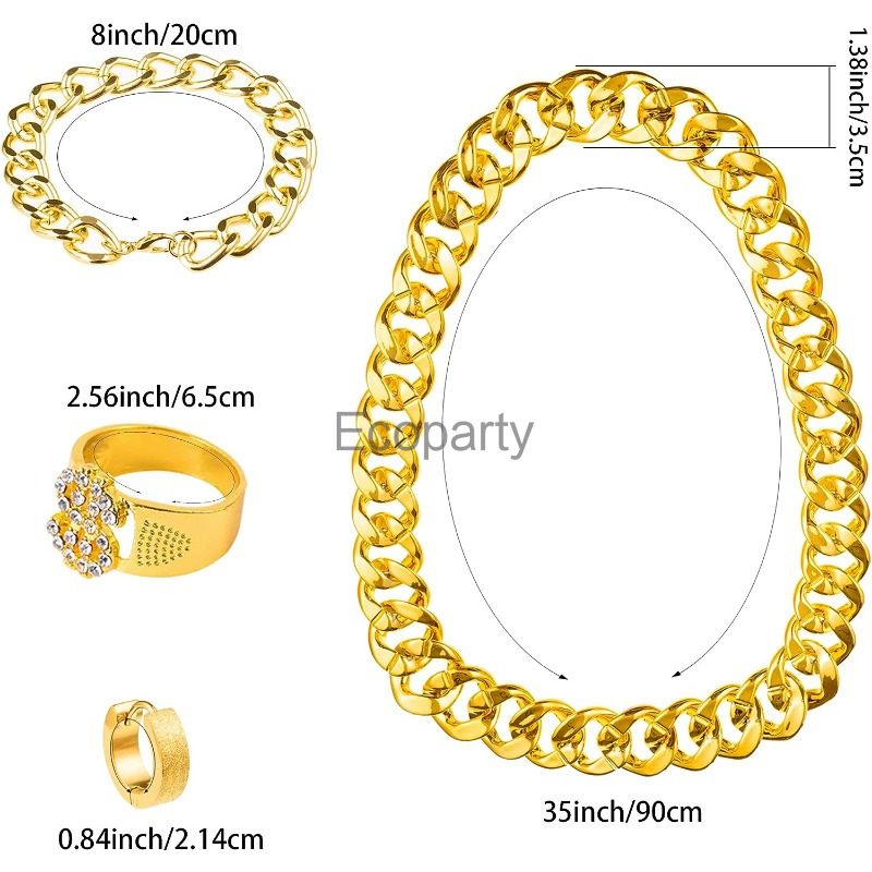 80s 90s Hip Hop Costume Access - Men'S Accessories In The 90S review and price