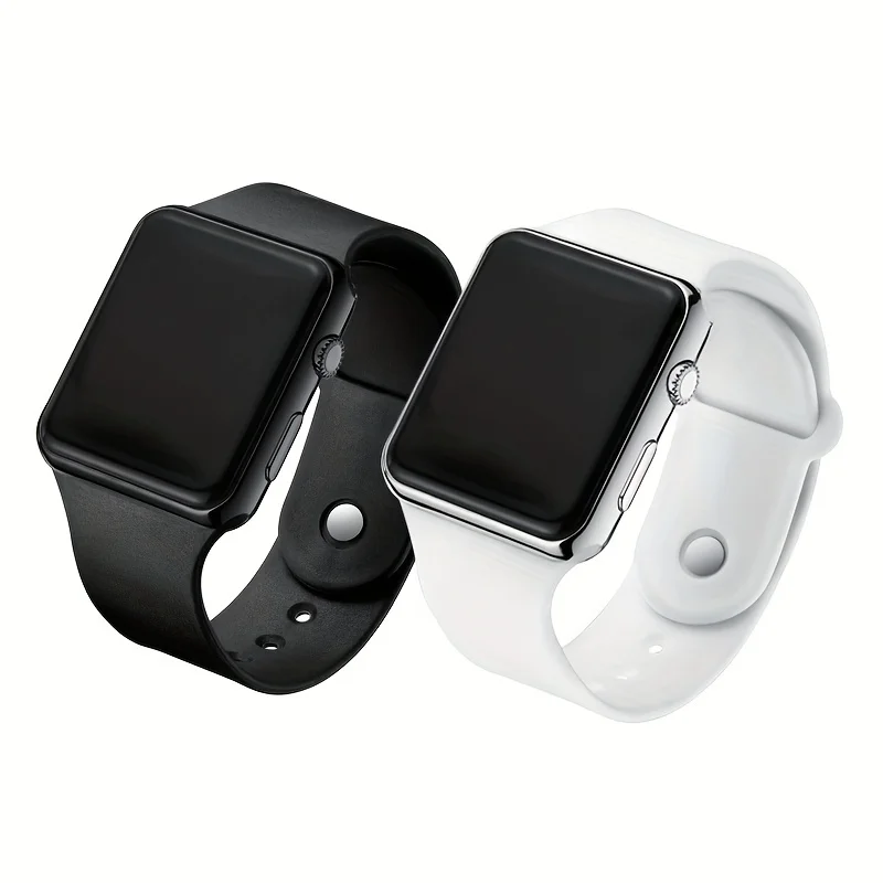 2pcs Couples Watch LED Display - Men Accessories For Wrist review and price