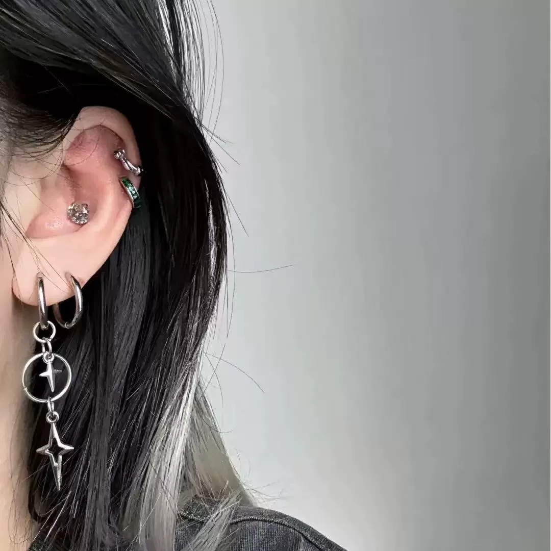 Personalized Punk Cross Star P - Men'S Accessories In The 90S review and price