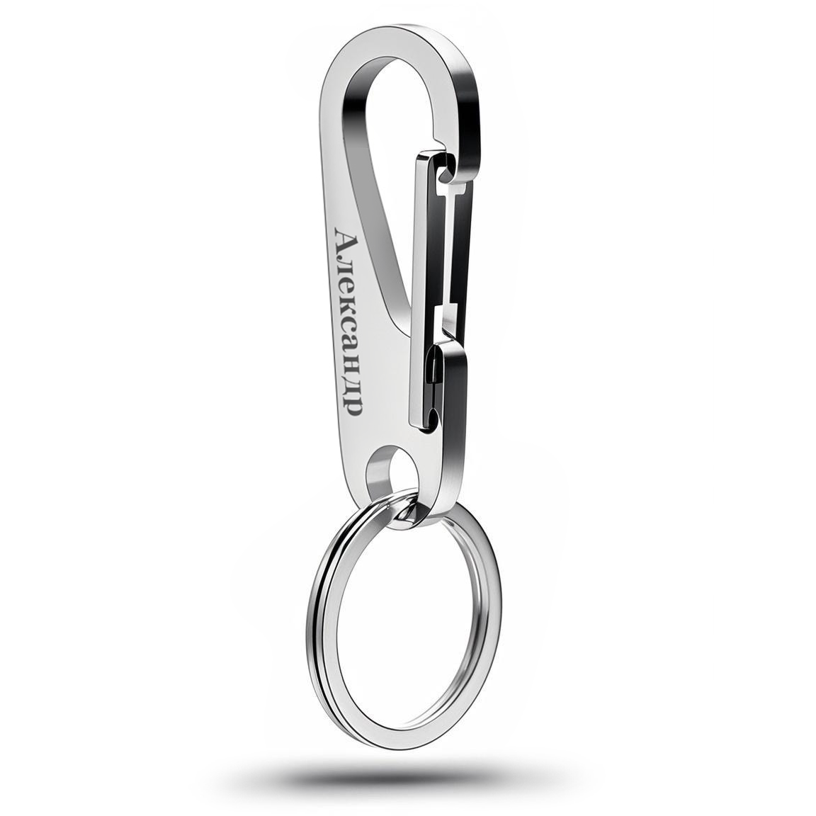 304 Stainless Steel Keyring Pe - Men Accessories In Silver review and price