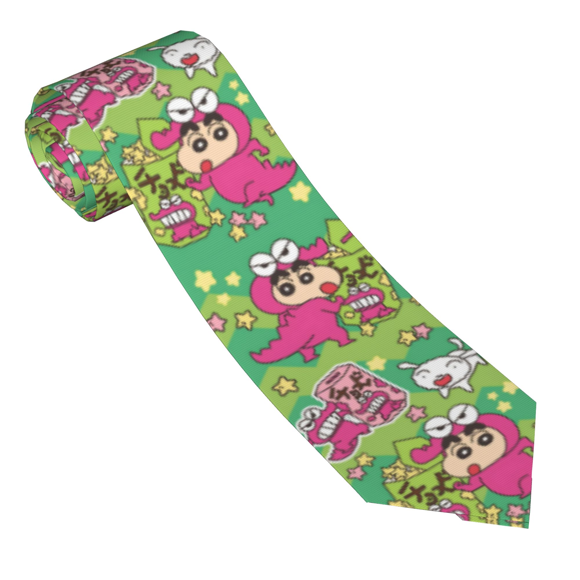 Shinchans 90s Cartoon Necktie  - Men'S Accessories In The 90S review and price