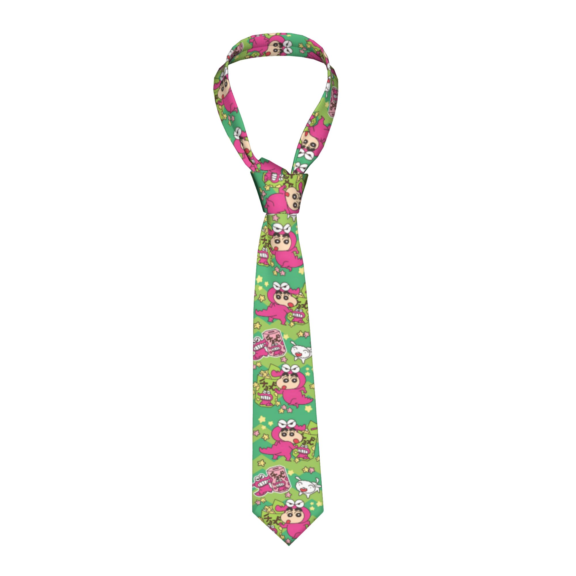 Shinchans 90s Cartoon Necktie  - Men'S Accessories In The 90S review and price