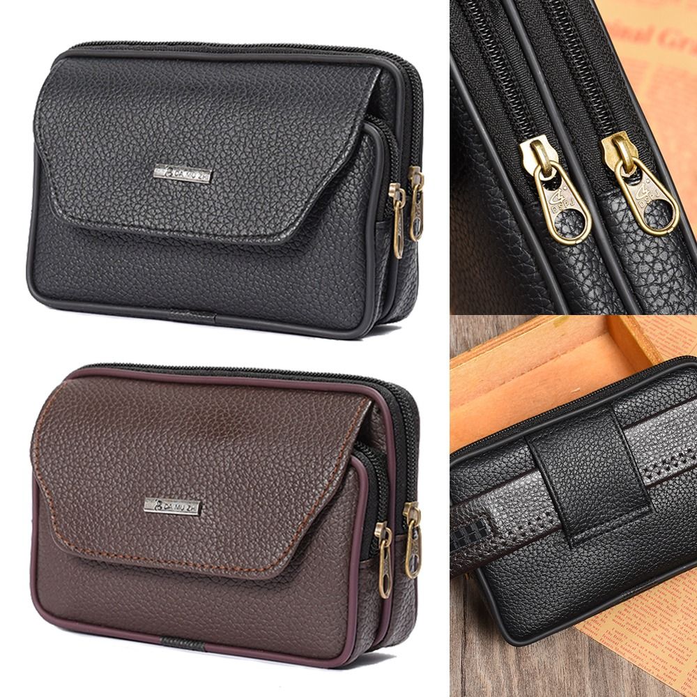 Casual PU Leather Men Waist Ba - Men Accessories Pack review and price