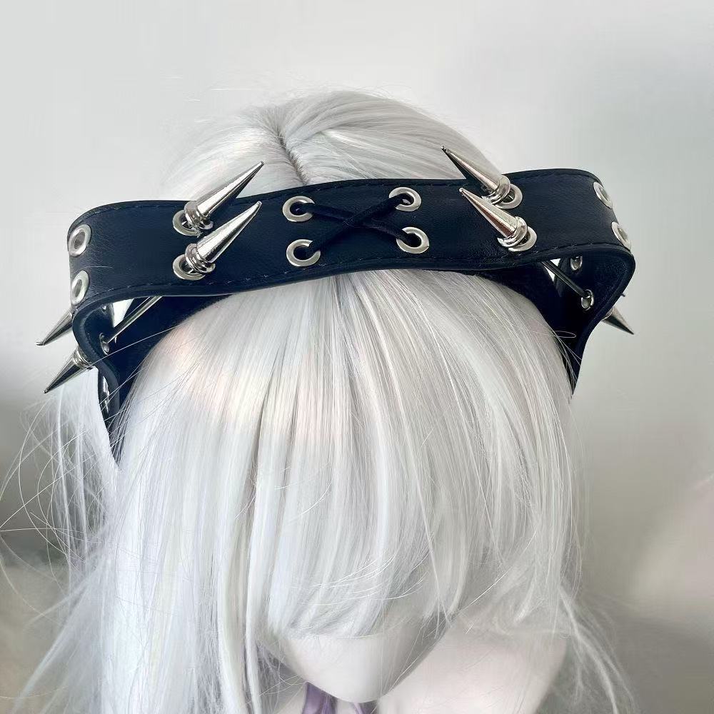 Punk Harajuku Rivet Headband,  - Men Accessories Earrings review and price