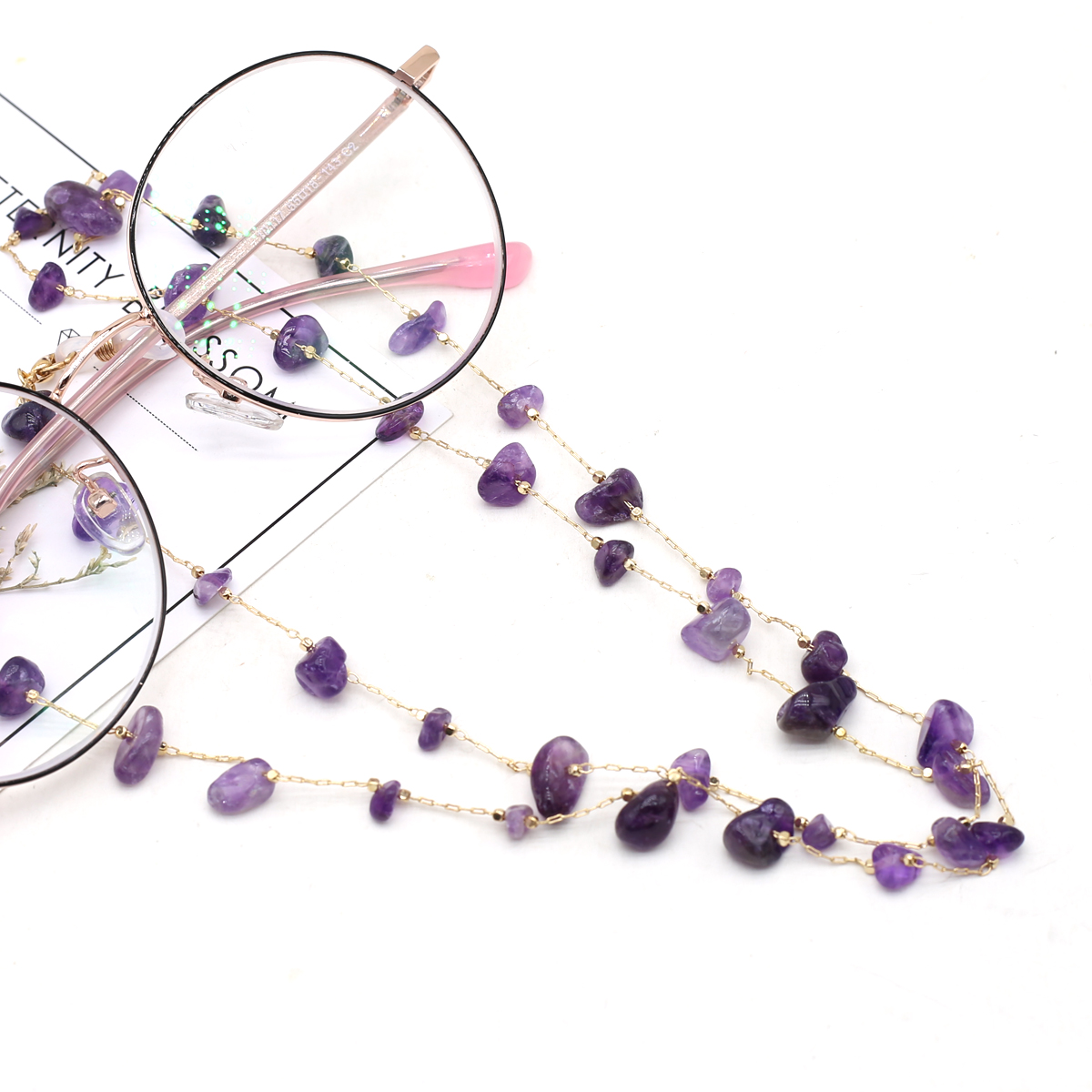 Natural Amethyst Stone Beaded  - Men Accessories All review and price