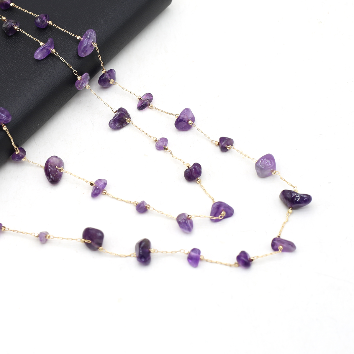 Natural Amethyst Stone Beaded  - Men Accessories All review and price