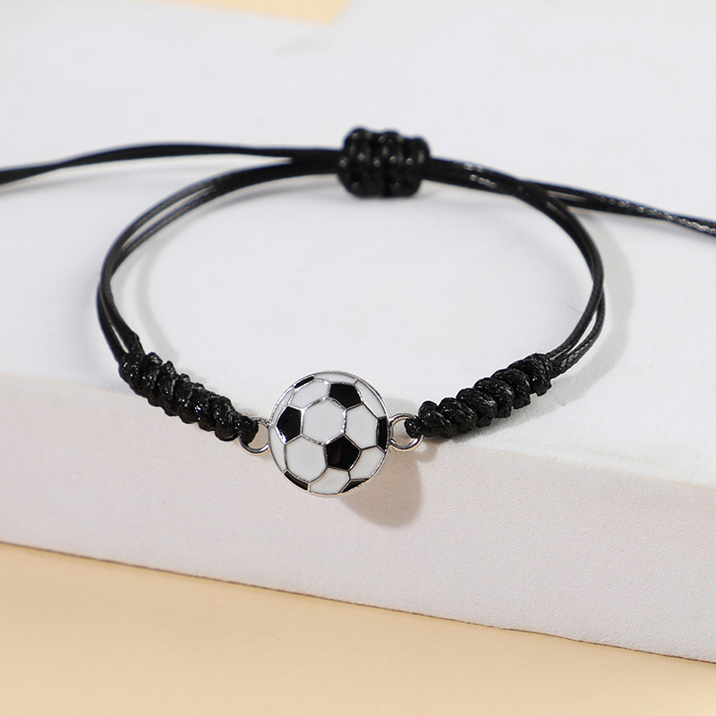 5/10Pcs Hand Woven Football Br - Men Accessories For Wrist review and price
