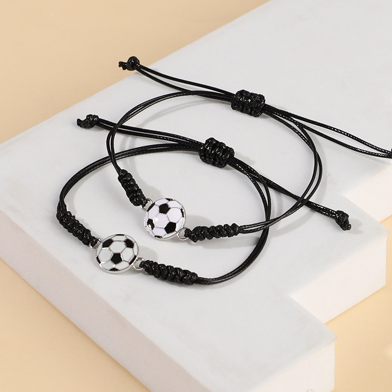 5/10Pcs Hand Woven Football Br - Men Accessories For Wrist review and price