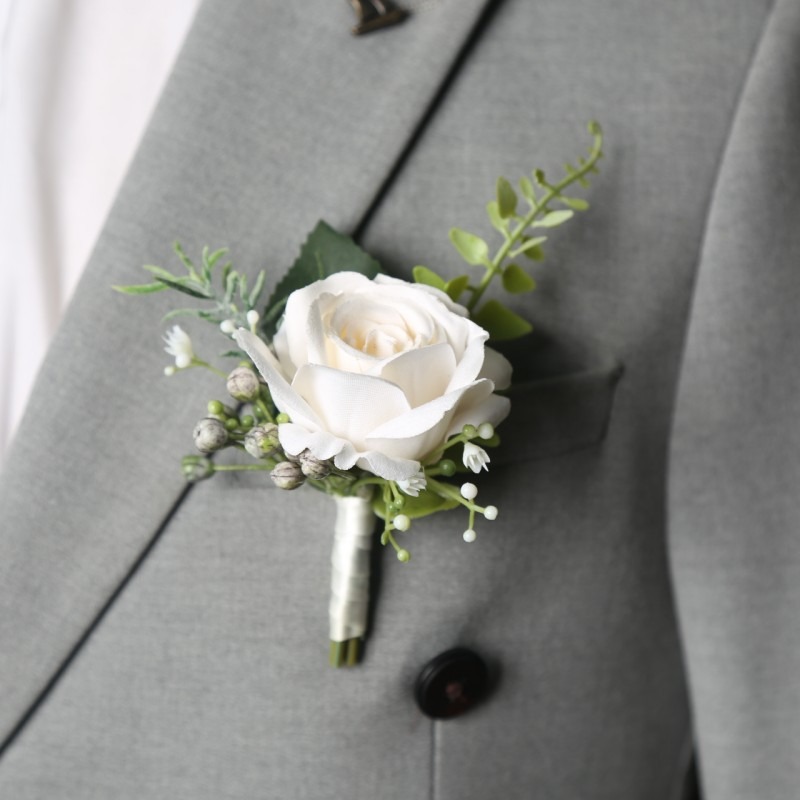 Wedding Suit Corsage Man Flowe - Men Accessories For Wrist review and price