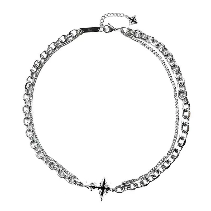 Punk Black Cross Pendant Chain - Men'S Accessories In The 90S review and price