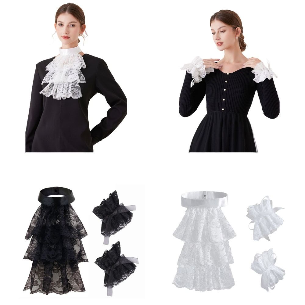 Fashion Victorian Lace Jabot C - Men Accessories For Wrist review and price