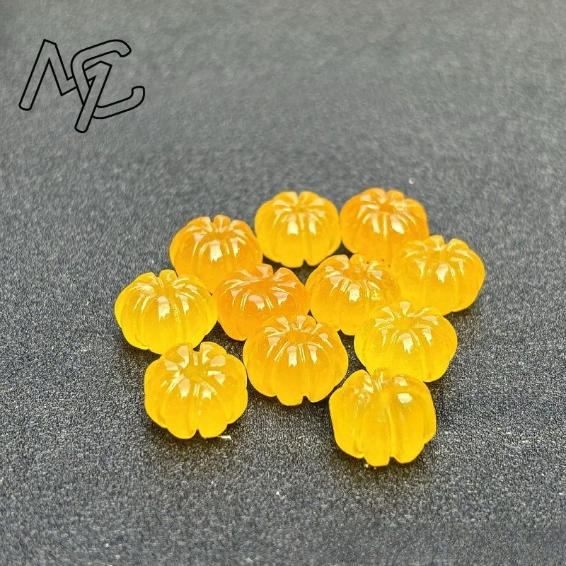 10pcs A Green Jade Pumpkin Bea - Men Accessories Earrings review and price