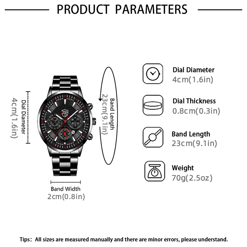 Fashion Mens Watches Set Luxur - Men Accessories For Wrist review and price