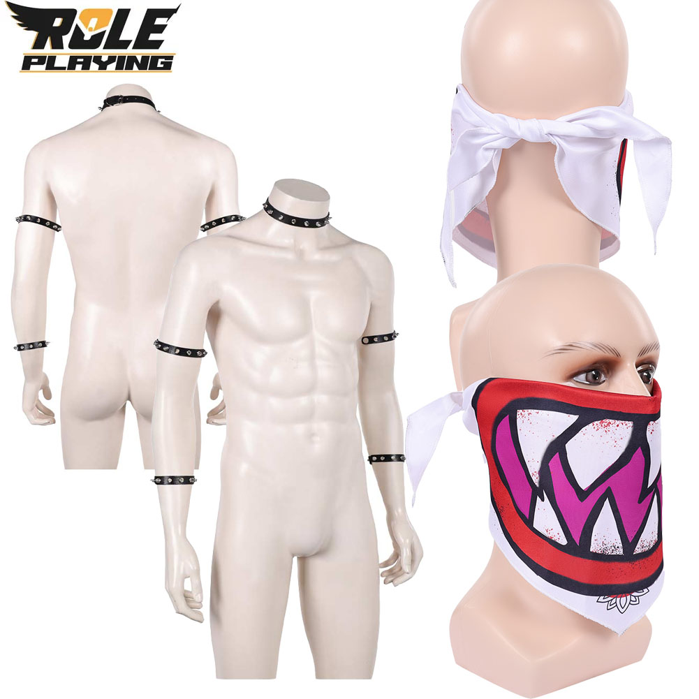 Bowser Cosplay Scarf Mask Brac - Men Accessories Pack review and price