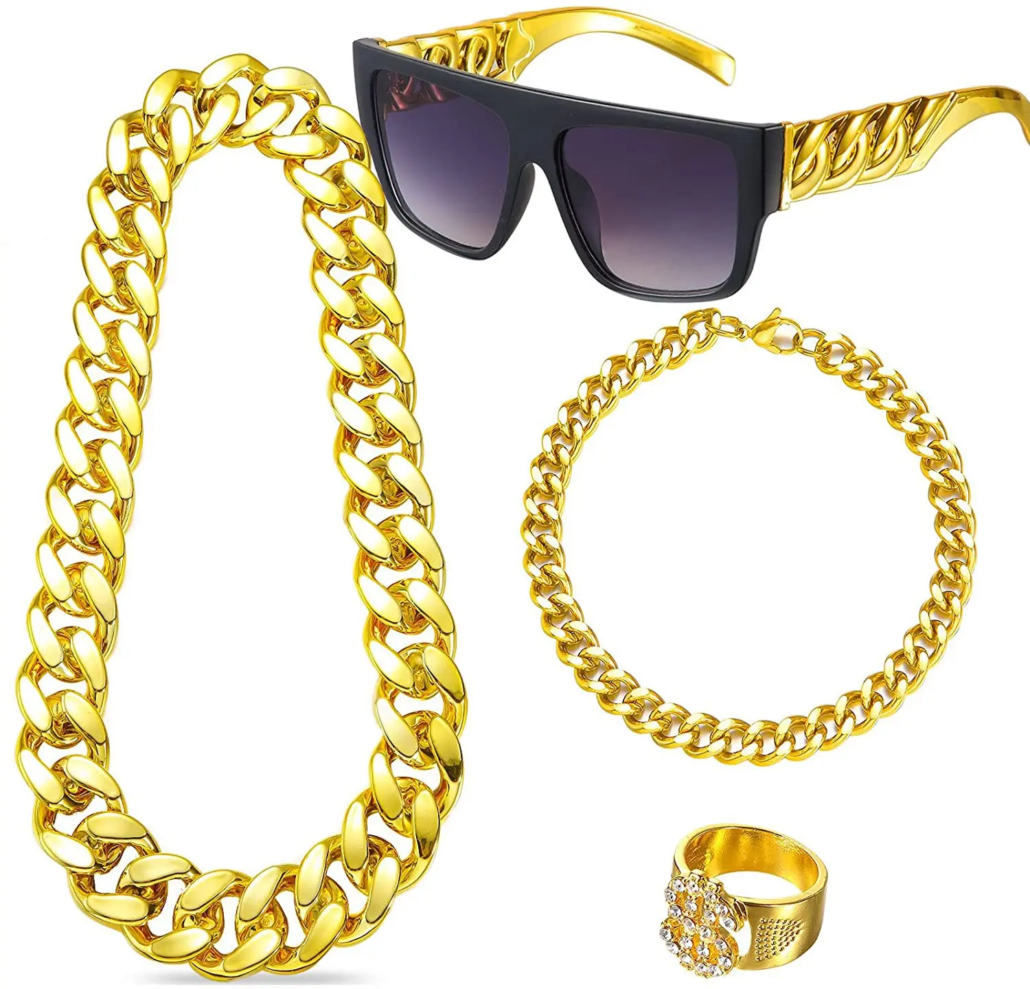 80s 90s Hip Hop Costumes Outfi - Men'S Accessories In The 90S review and price