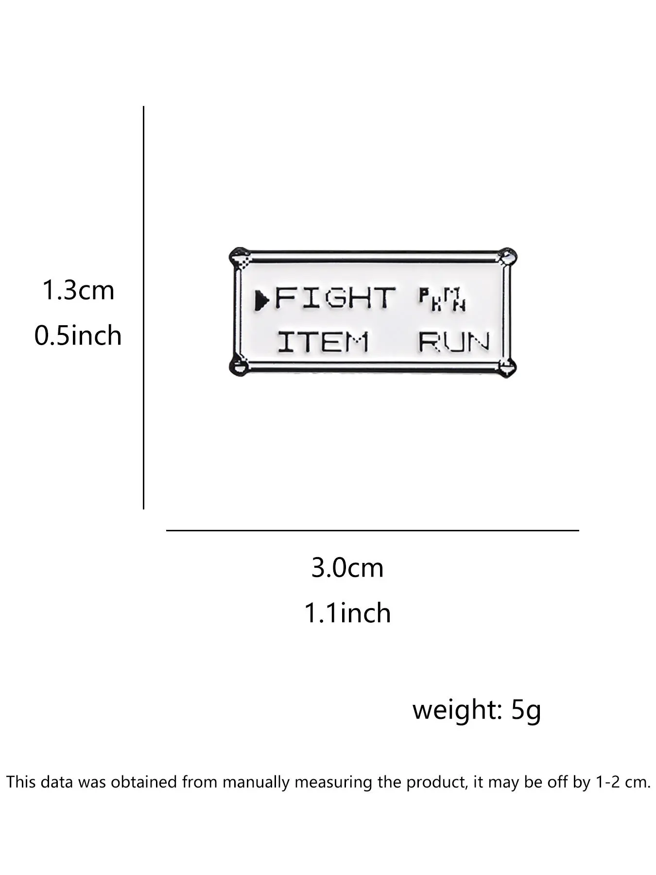 Letter Pattern Brooch, Alloy B - Men Accessories All review and price