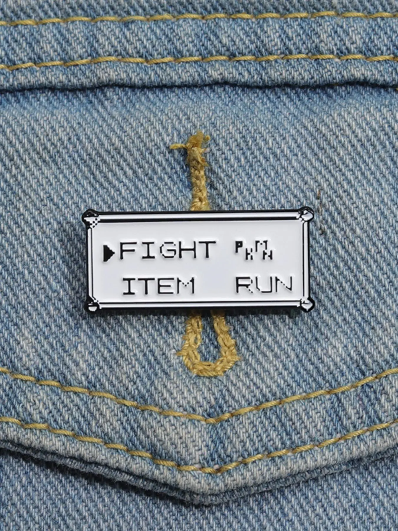 Letter Pattern Brooch, Alloy B - Men Accessories All review and price