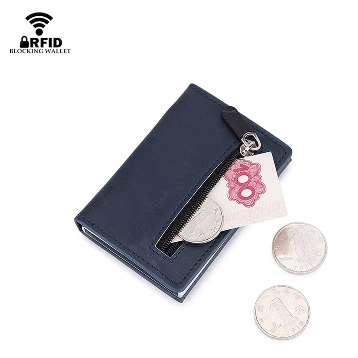 RFID Blocking Card Wallet Magn - Coin Holder Men review and price