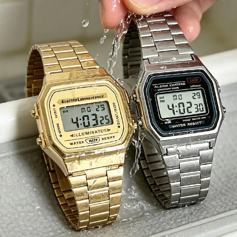 Luxury F91W Steel Band Watches - Men Accessories For Wrist review and price