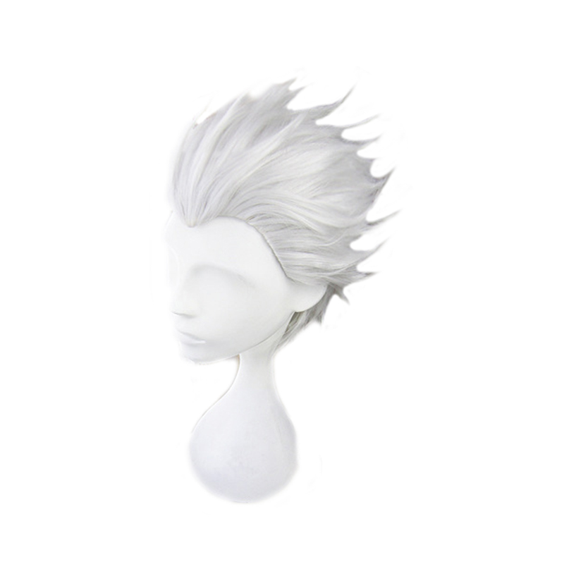 Short Silver Grey Slicked-back - Men Accessories In Silver review and price