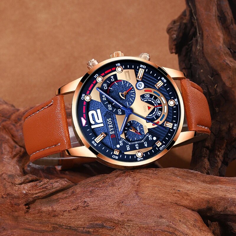 2PCS Set Fashion Mens Calendar - Men Accessories For Wrist review and price