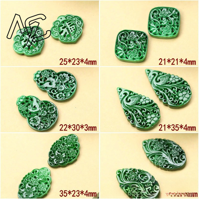 2pcs DIY Natural Dry Green Eme - Men Accessories Earrings review and price