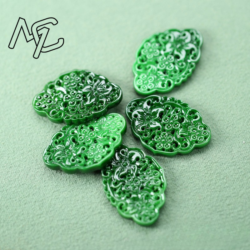 2pcs DIY Natural Dry Green Eme - Men Accessories Earrings review and price