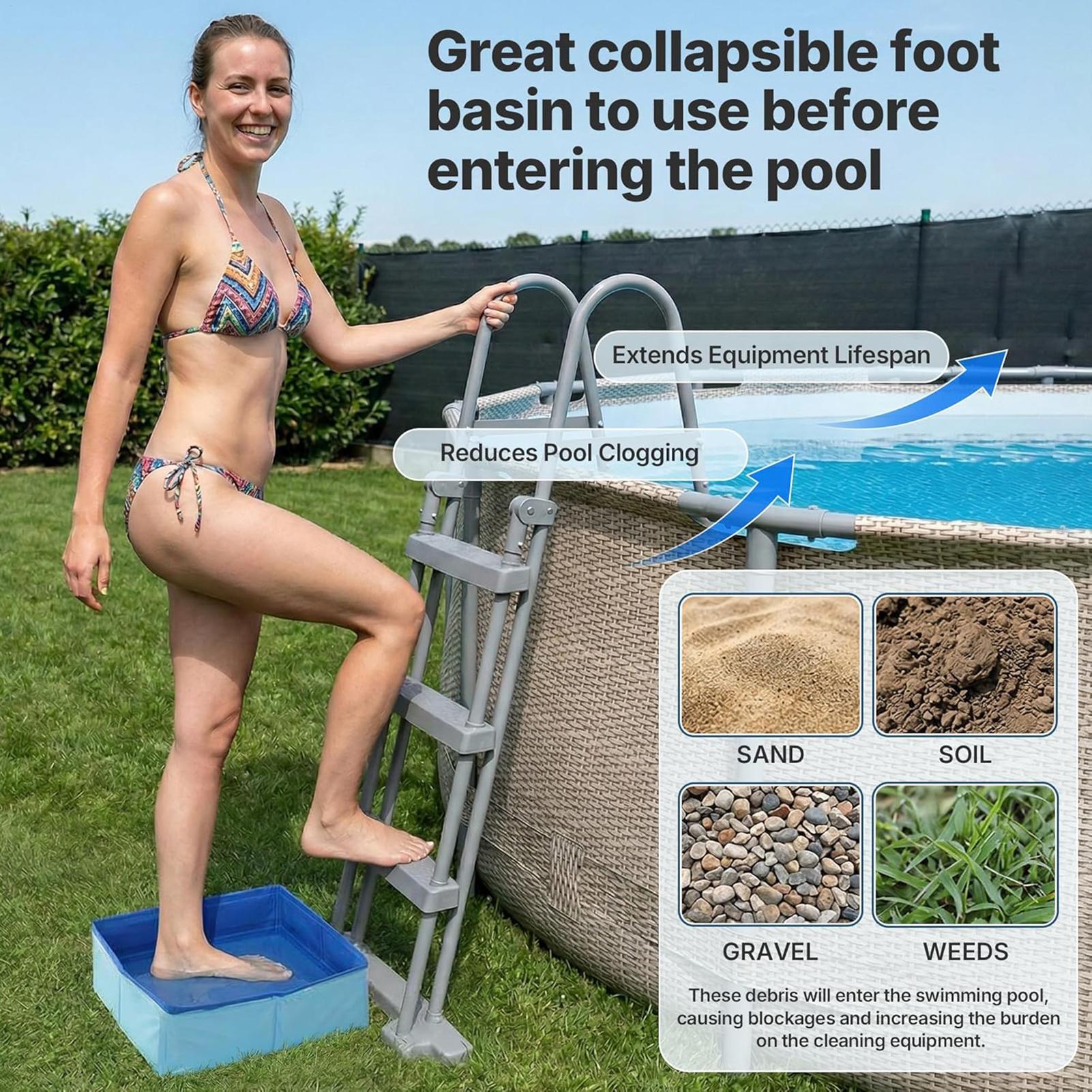 1Pc Portable Folding Foot Bath - Men'S Accessories Essentials review and price