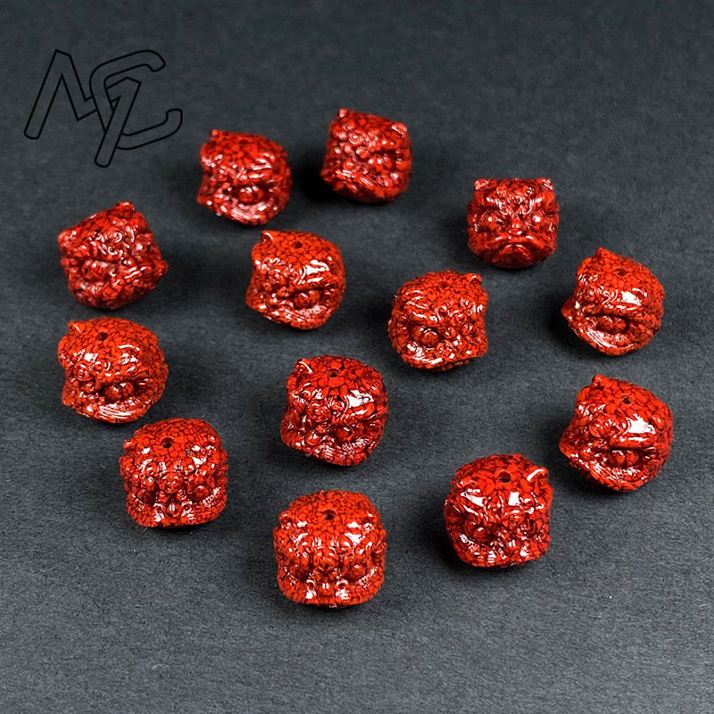 10pc Natural Cinnabar Crystal  - Men Accessories Earrings review and price