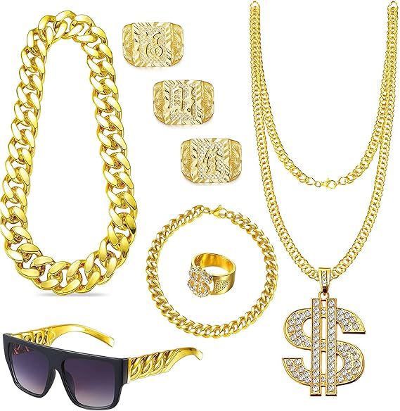80s 90s Hip Hop Costume Access - Men'S Accessories In The 90S review and price