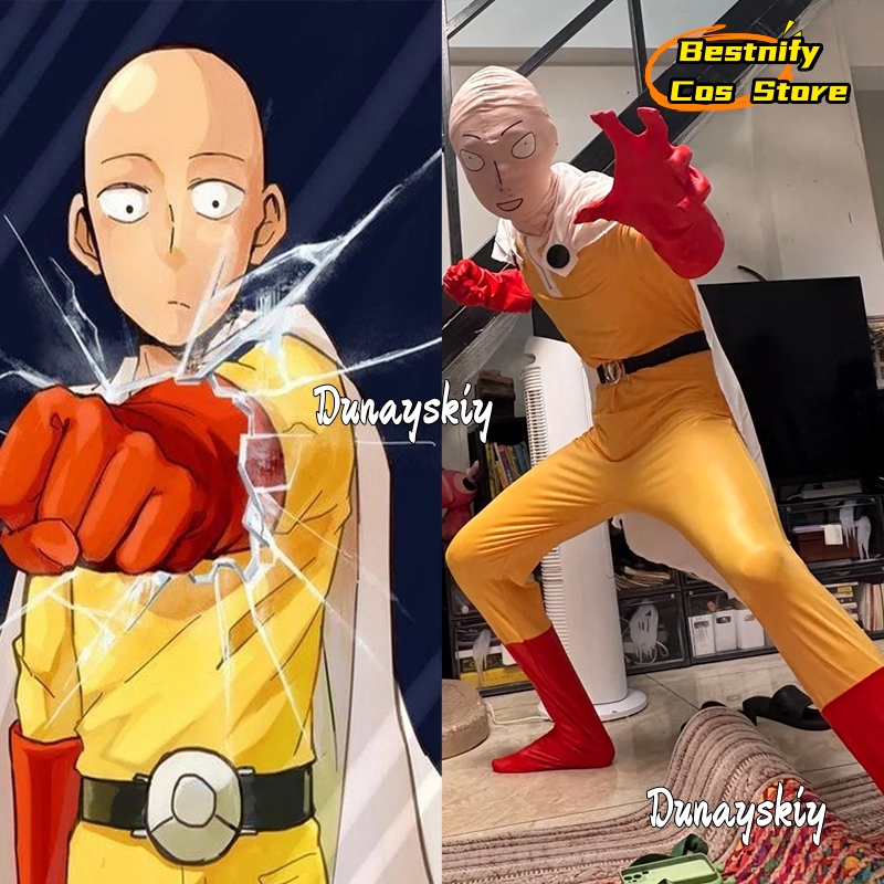 Saitama MAN Cosplay Jumpsuit C - Men'S Accessories Japan review and price