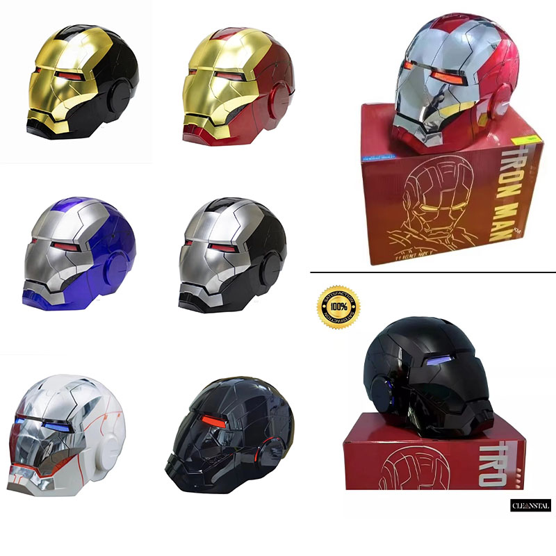 Cleanstal New Iron Man Helmet  - Men Accessories In Silver review and price